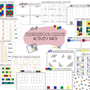 Preschool Math Activity Pack