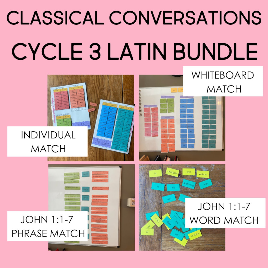 CC Cycle 3 Latin *BUNDLE* | Interactive Whiteboard Chart, Hands on ...