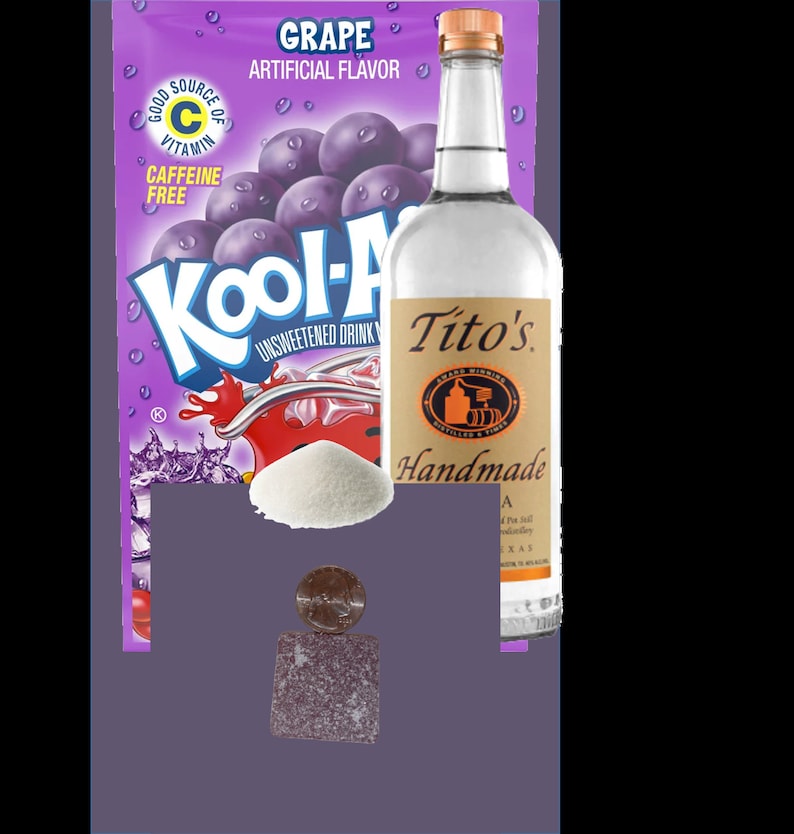 Titos Handmade Vodka Grade Vodka Candy Vodka Candy Koolaid Etsy