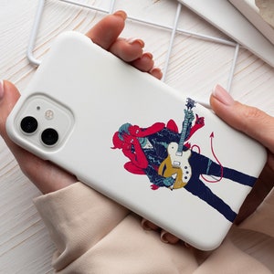 Queens Of The Stone Age Villains Album Cover Phone Case, Qotsa Retro Music iPhone and Samsung Case, Clear, Slim and Tough Case L0017