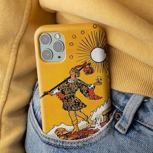 The Fool Tarot Card Slim Phone Case, Spiritual Vintage iPhone Case, Astrology iPhone Case, Witchy Phone and Samsung Case L0053