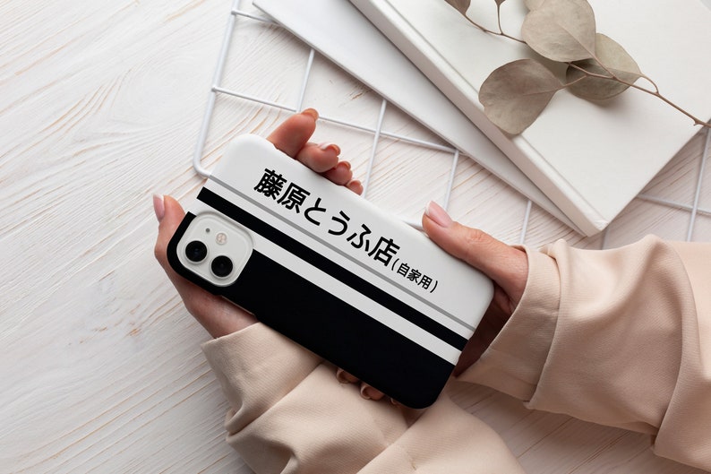 Initial D Fujiwara Phone Case, Japanese Manga Anime iPhone and Samsung Case, Clear, Slim and Tough Case L0027 image 1
