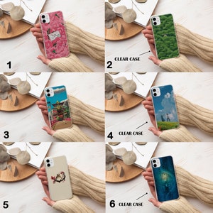 Ghibli Phone Cases, Japanese Anime iPhone and Samsung Cases, Vintage Japanese Anime Movie iPhone and Samsung Case