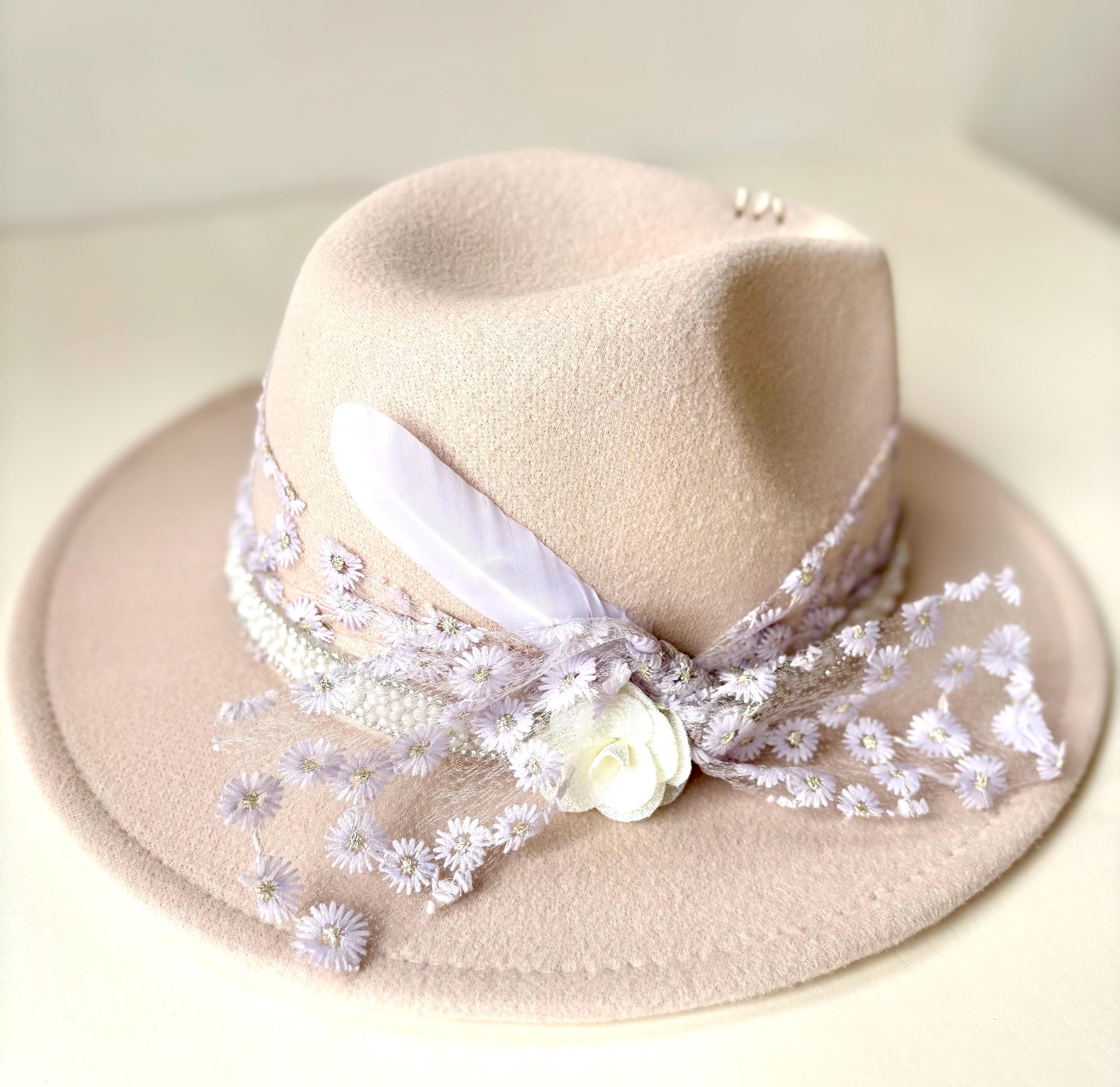 Pearl Fedora - Etsy display picture 2
