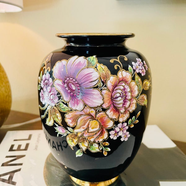 Hand Made in Greece 24k Gold Vase Etsy