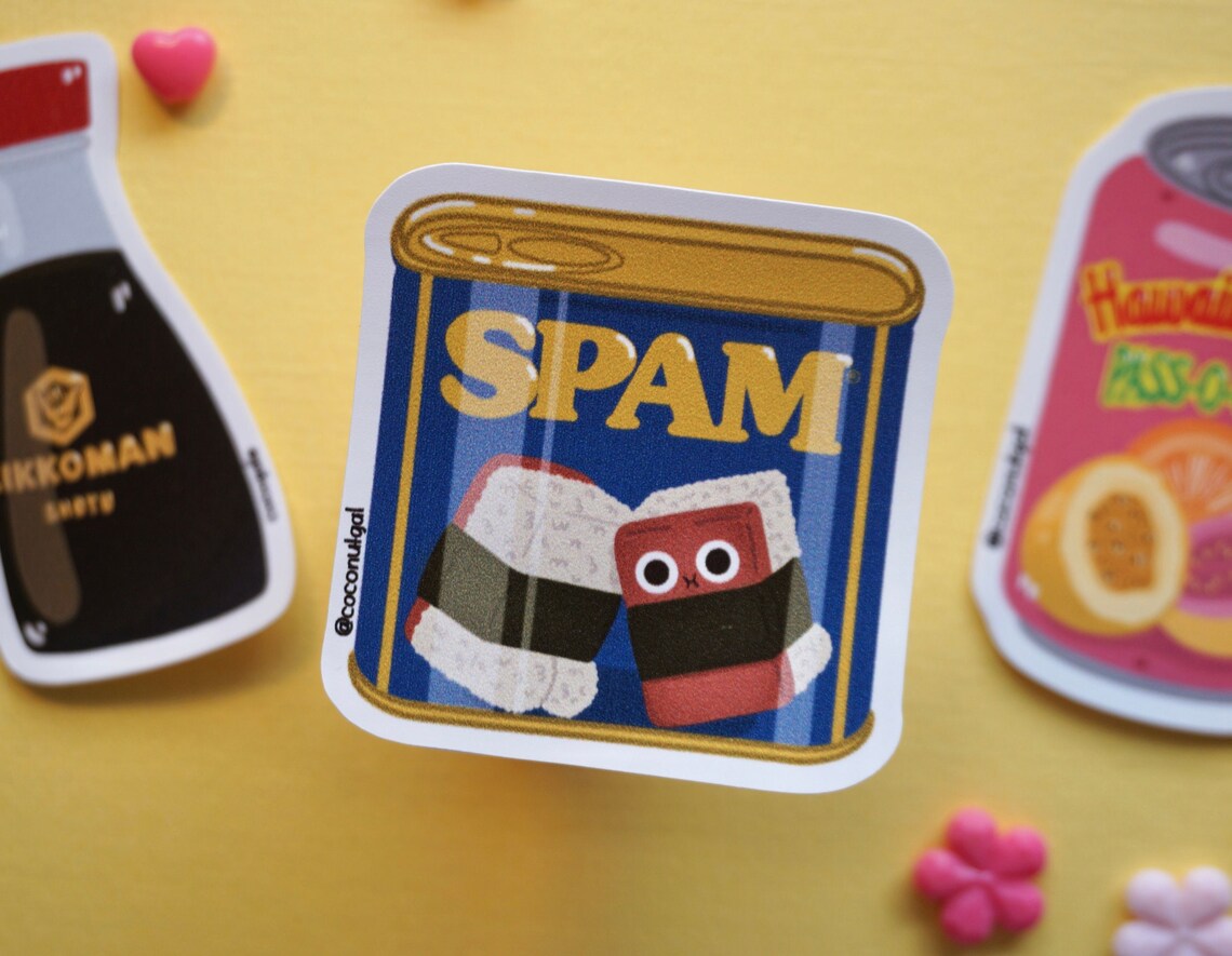 Sticker Spam Computer Spam Sticker - Etsy