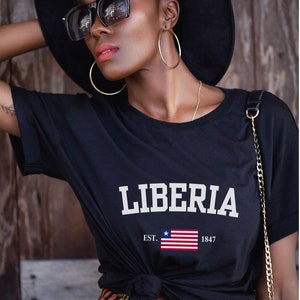 Liberia Independence Day Shirt, Liberia Tshirt, Liberia Shirt, Liberian gift