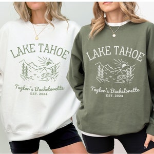 Personalized Camp Bachelorette Sweatshirt, Cabin Girls Trip, Camp bachelorette Merch, Bridal Party Gift