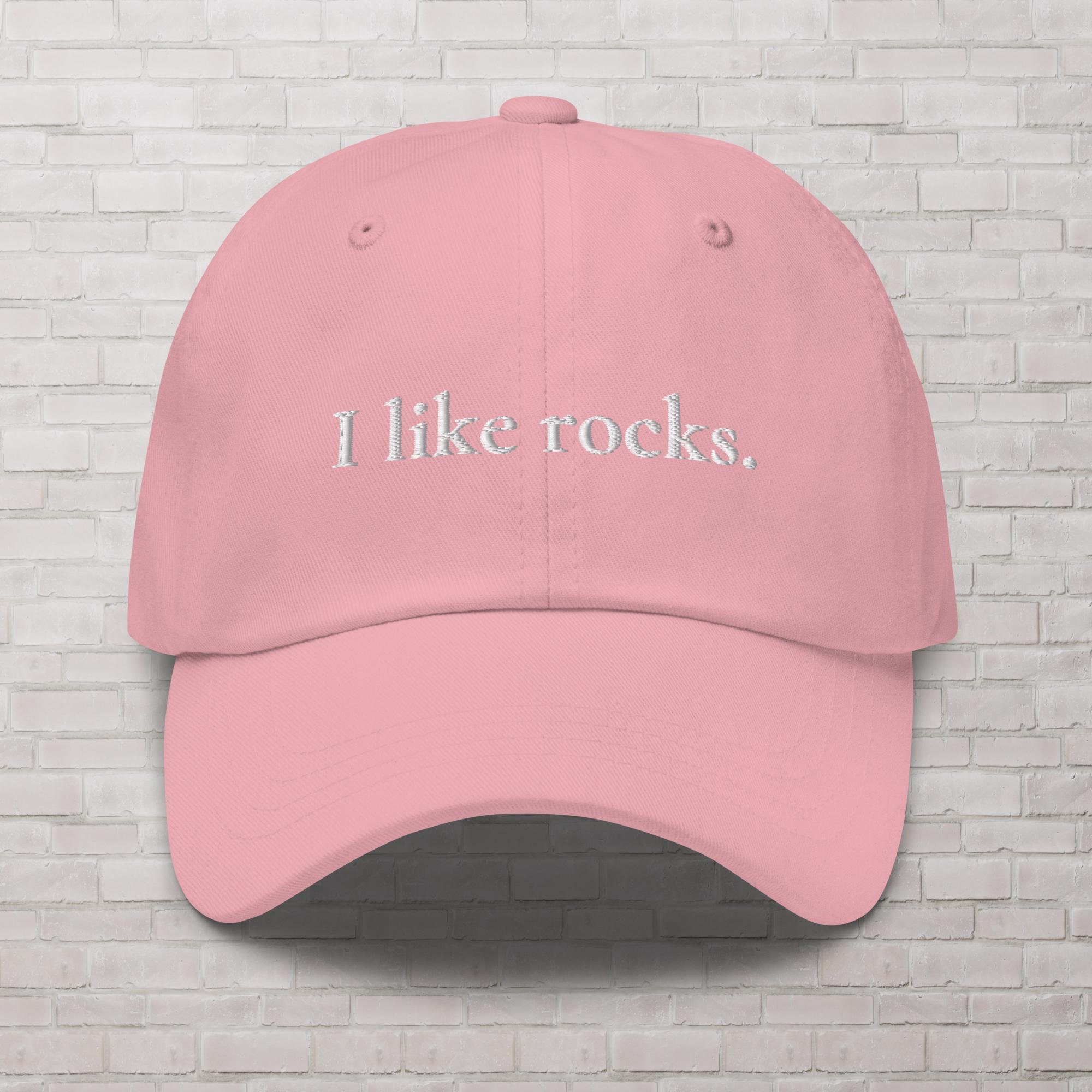 I Like Rocks Funny Rocks Dad Hat, I Like Rocks Embroidered Hat, Geologist Gift - Etsy