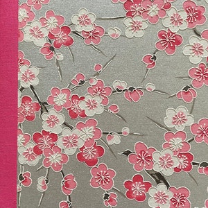 Pink Cherry Blossom Washi Paper Journal