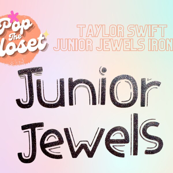 Taylor Swift "Junior Jewels" Glitter Vinyl Iron On