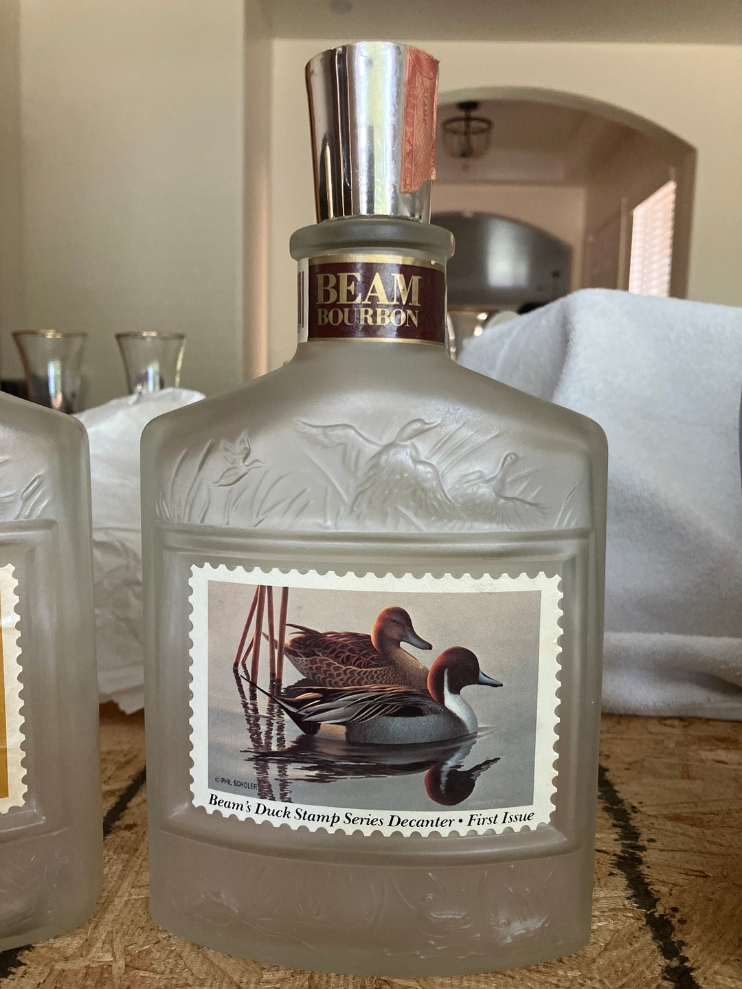 Jim Beams Duck Stamp Series Decanter Etsy