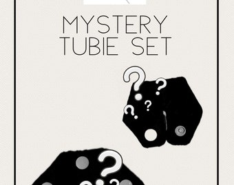 Tubie Sets • Mystery Tubie Set • Tube pad, port/valve cover, tubie clips (g-tube, gj tube, j tube, Spc, ng tube, nj tube, ect…)