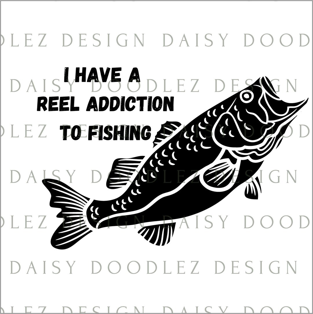 Fishing SVG Downloadable Files for DIY Fishing Decorations, Stickers ...