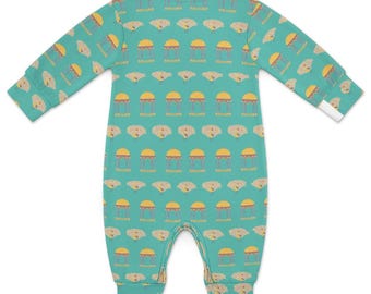 Happy Dance | Peacock Baby & Toddler Romper Soft Indian Pakistani South Asian Desi Onesie Gift for Diwali Shower Godbharai Festival