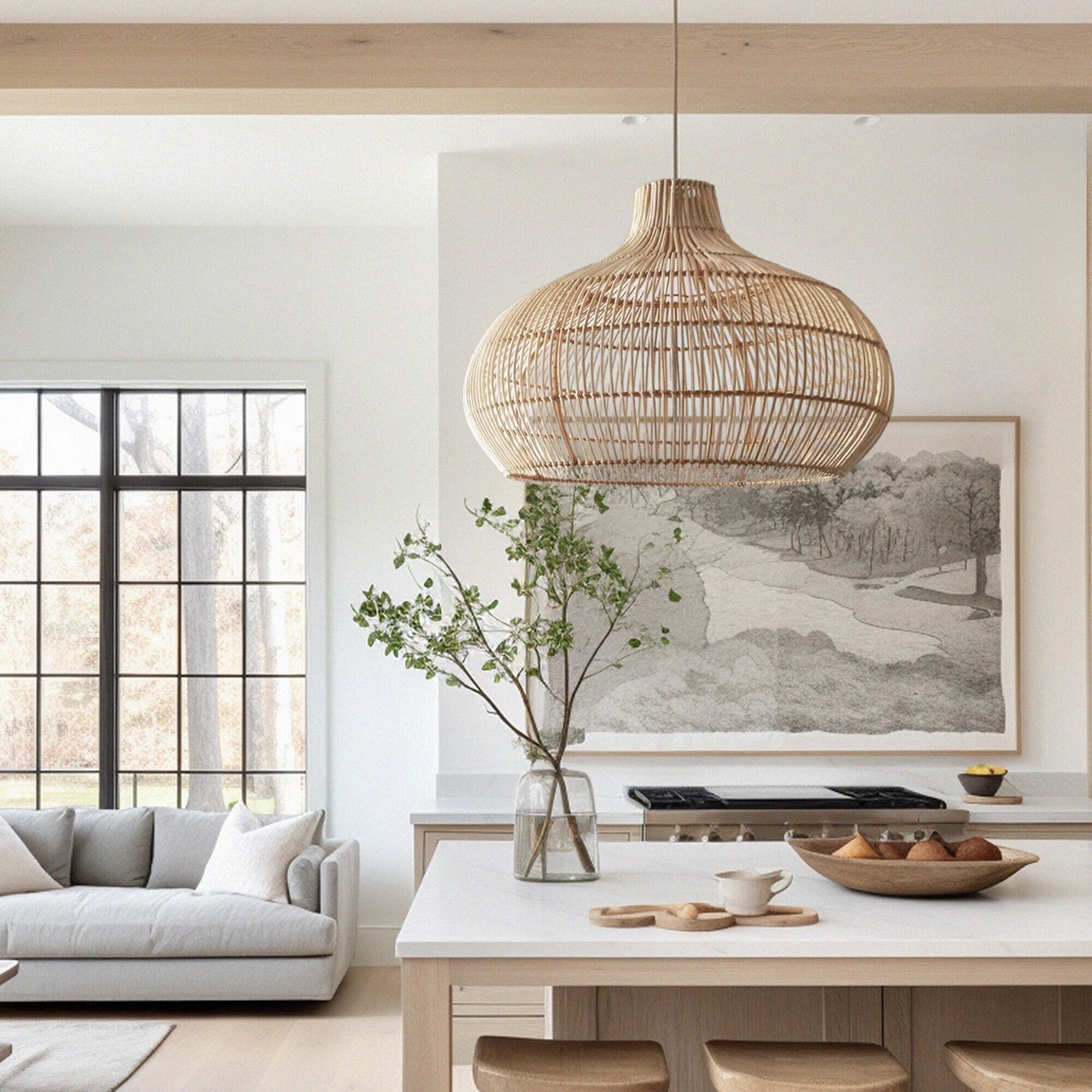 Large Modern Pendant Light Etsy Australia