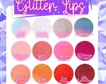 Galactic Glitter Lips, Ultimate Sparkle Lip, Glitter Lipkit, Cosplay Makeup, Glitter Makeup, Sparkle, Pixie Dusted, Princess Runner, Concert