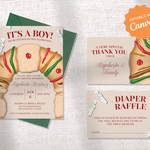 BABY SHOWER INVITATION | Rosca Baby Design Set