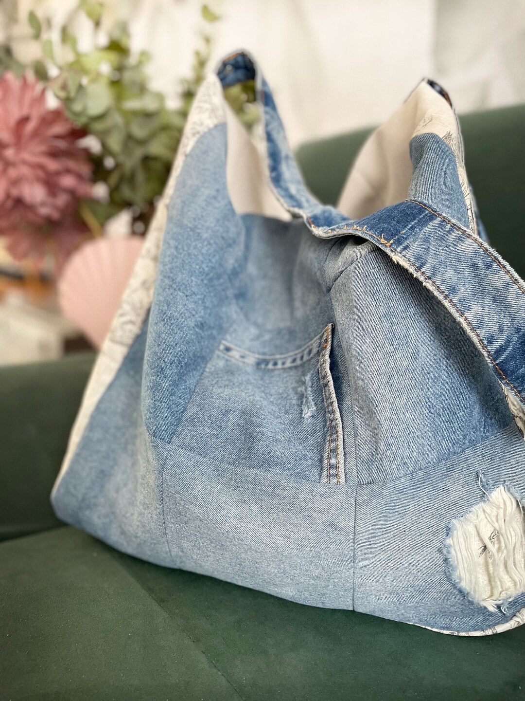 Tutorial: Remake your old jeans into a crossbody bag – Sewing