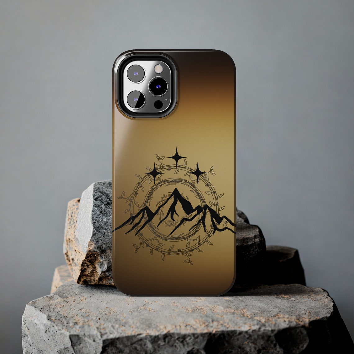 ACOTAR iPhone Case Black and Gold ACOTAR Phone Case Tough Etsy