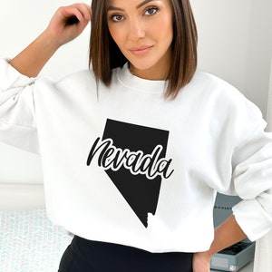 Nevada Sweatshirt, Nevada State, Nevada Crewneck, University of Nevada Sweatshirt, Nevada Apparel, State of Nevada