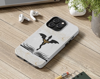 Fourth Wing Phone Case, Fantasy iPhone Case, Dragon Phone Cases, Fantasy Themed Phone Case, Gift for Fantasy Book Lover, Fourth Wing Merch