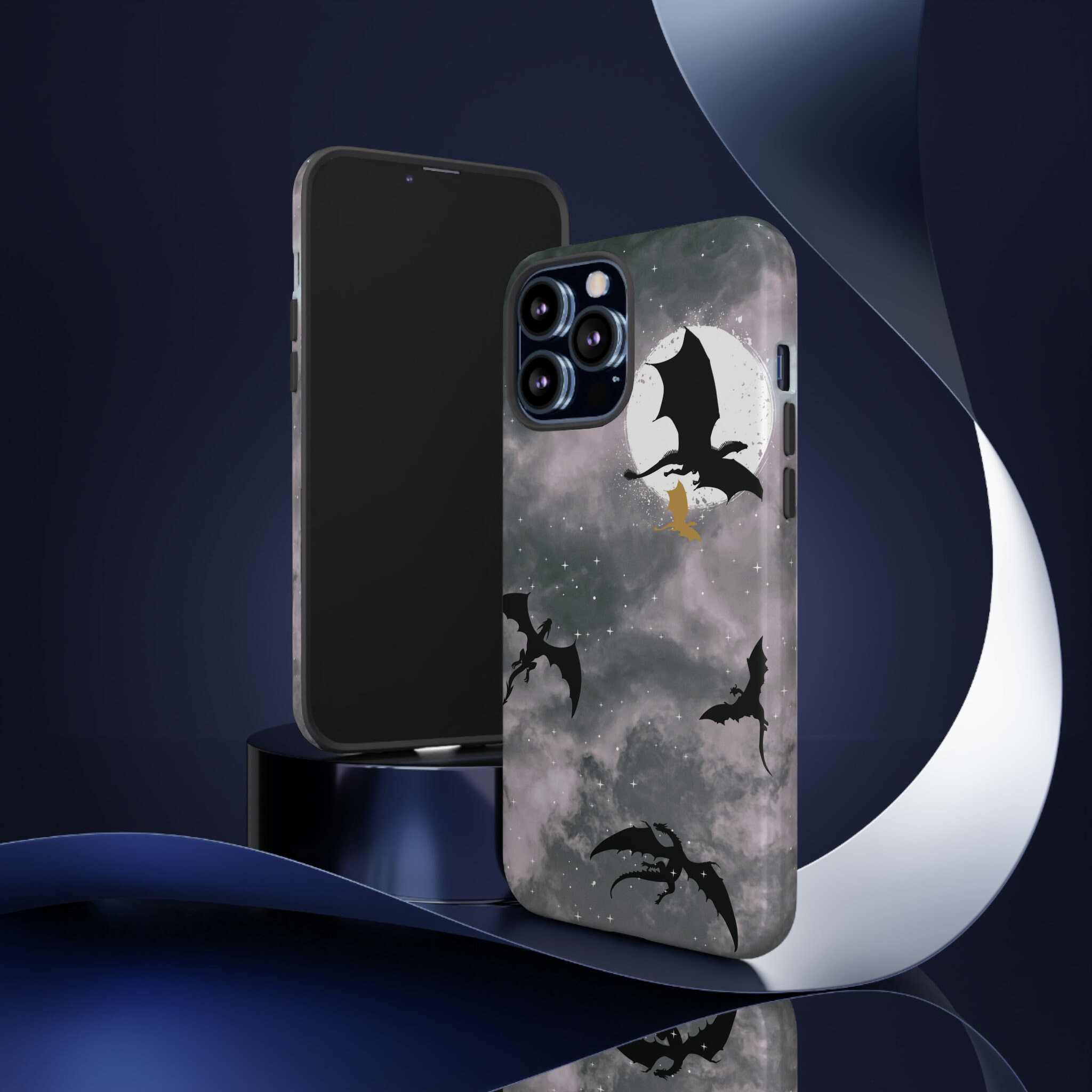 Purple Butterfly Phone Case Compatible with iPhone 14 Pro
