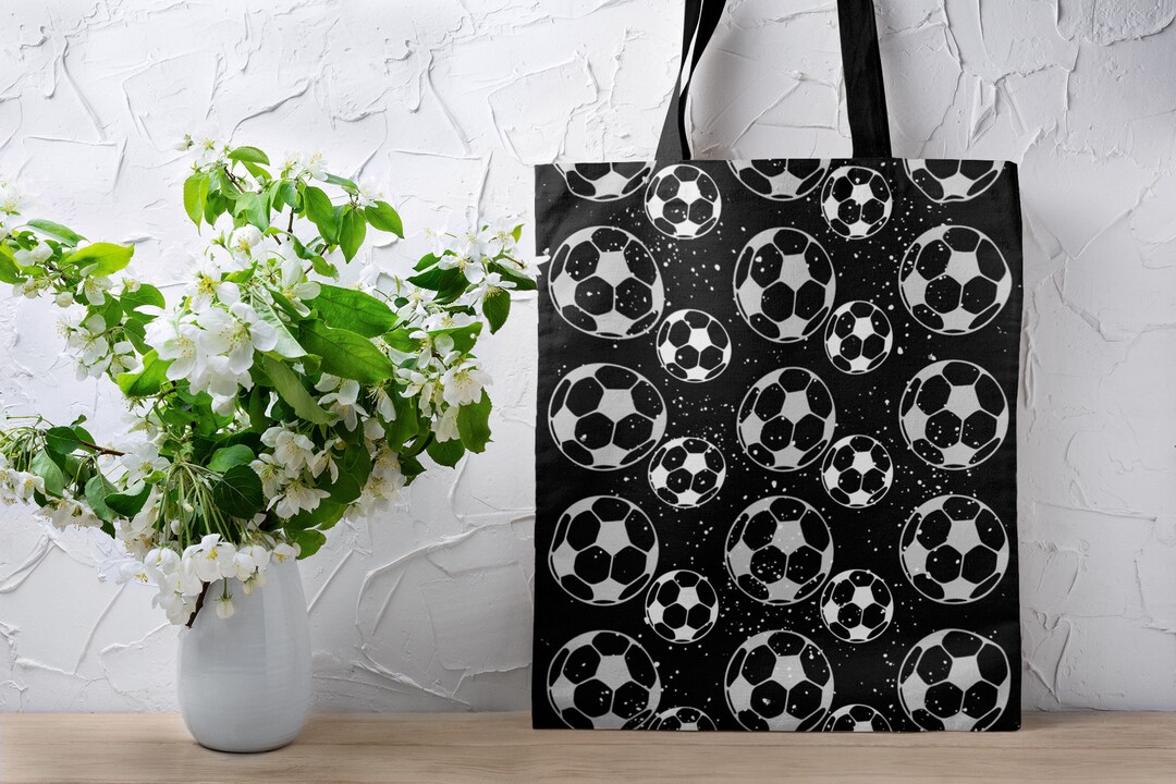 Soccer Tote Bag Soccer Fan Tote Bag Tote Bag for Soccer Etsy