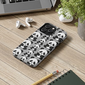 Panda iPhone Case | Panda Phone Cases | Panda Bear Themed Phone Case | Gift for Panda Lover | Panda Mom |