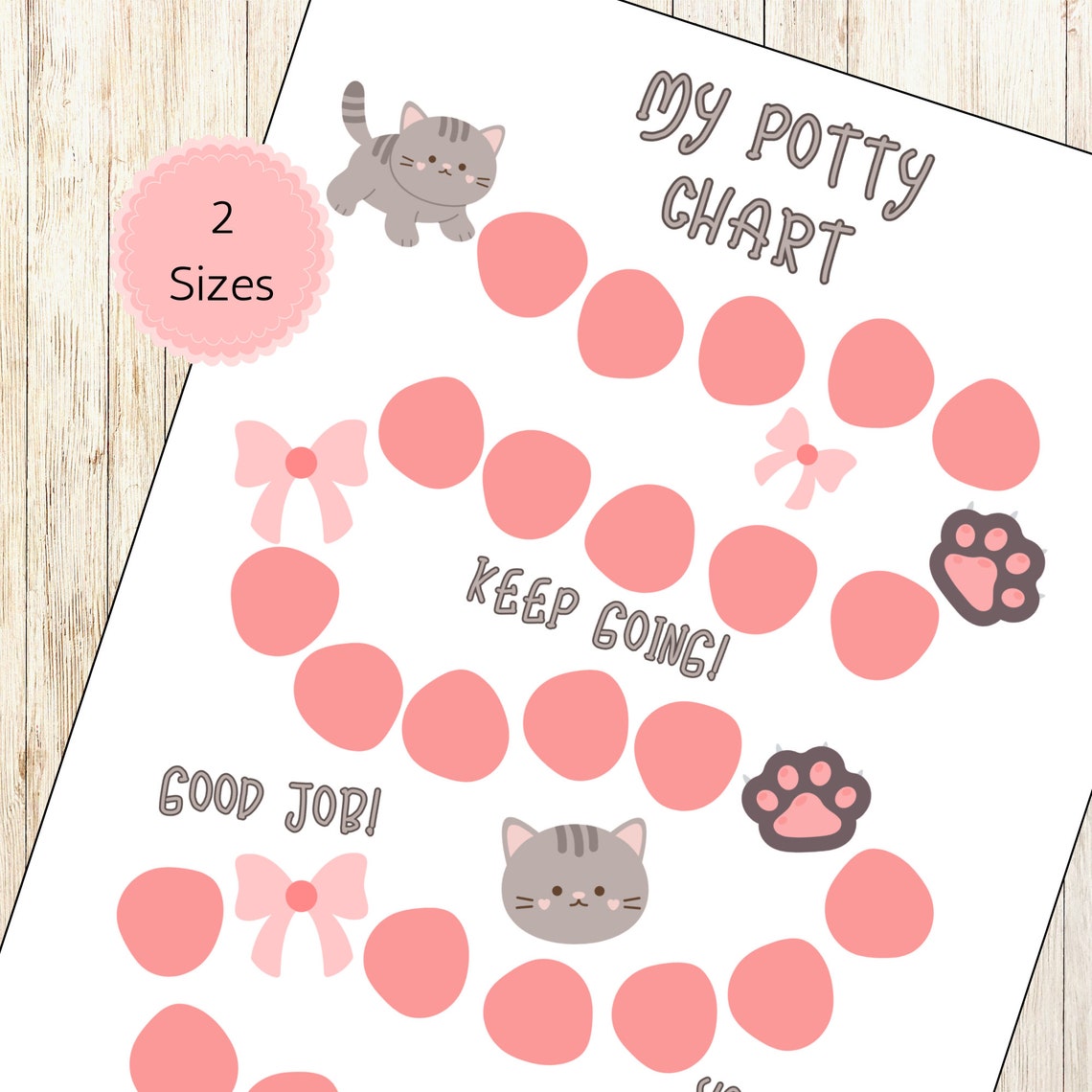 Curated visual reference: Fresh Look at Cat Potty Training Reward Chart Kitten Design Pdf Download