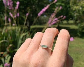 Sterling Silver Aventurine Ring