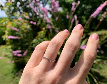 Sterling Silver wavy ring