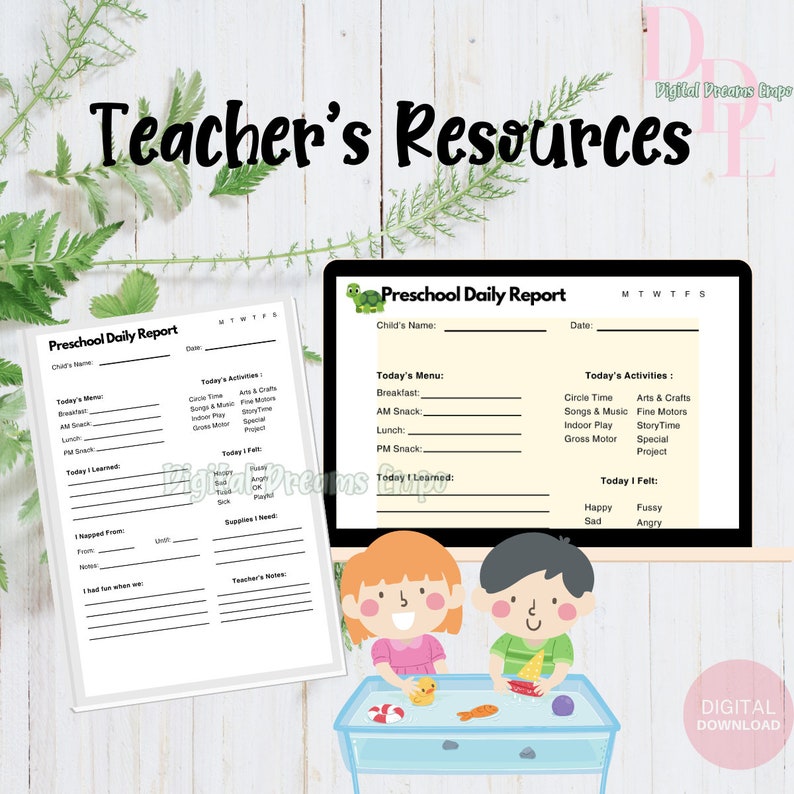 essential-preschool-daily-report-sheets-organized-and-effective