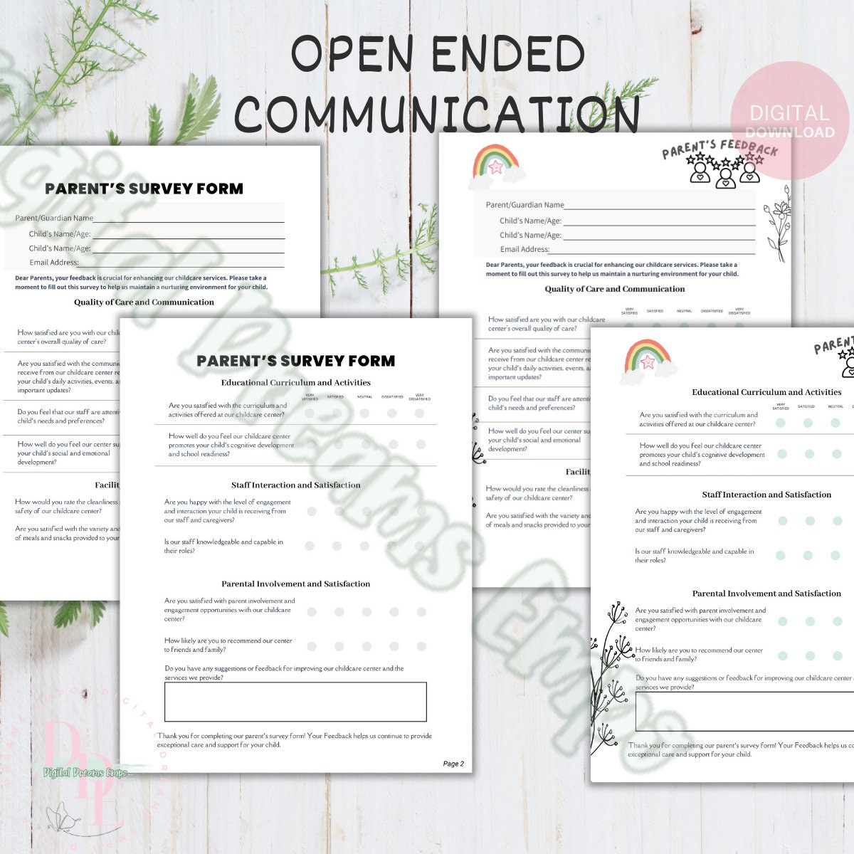 daycare-parent-survey-form-canva-template-pdf-printable-printable-parent-feedback-template-childcare-questionnaire-communication-print-etsy for Free Printable Parent Survey Form Daycare Parent Survey Form Canva Template & PDF Printable| Printable Parent Feedback Template| Childcare Questionnaire Communication Print - Etsy for Free Printable Parent Survey Form