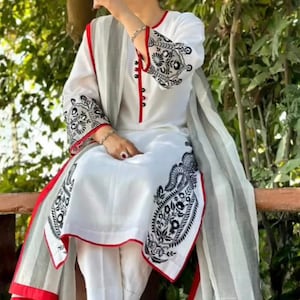 Pakistani Ethnic Wear kurta pant with dupatta, designer suits for womens, ready to wear salwar kameez, festivals wear outfit