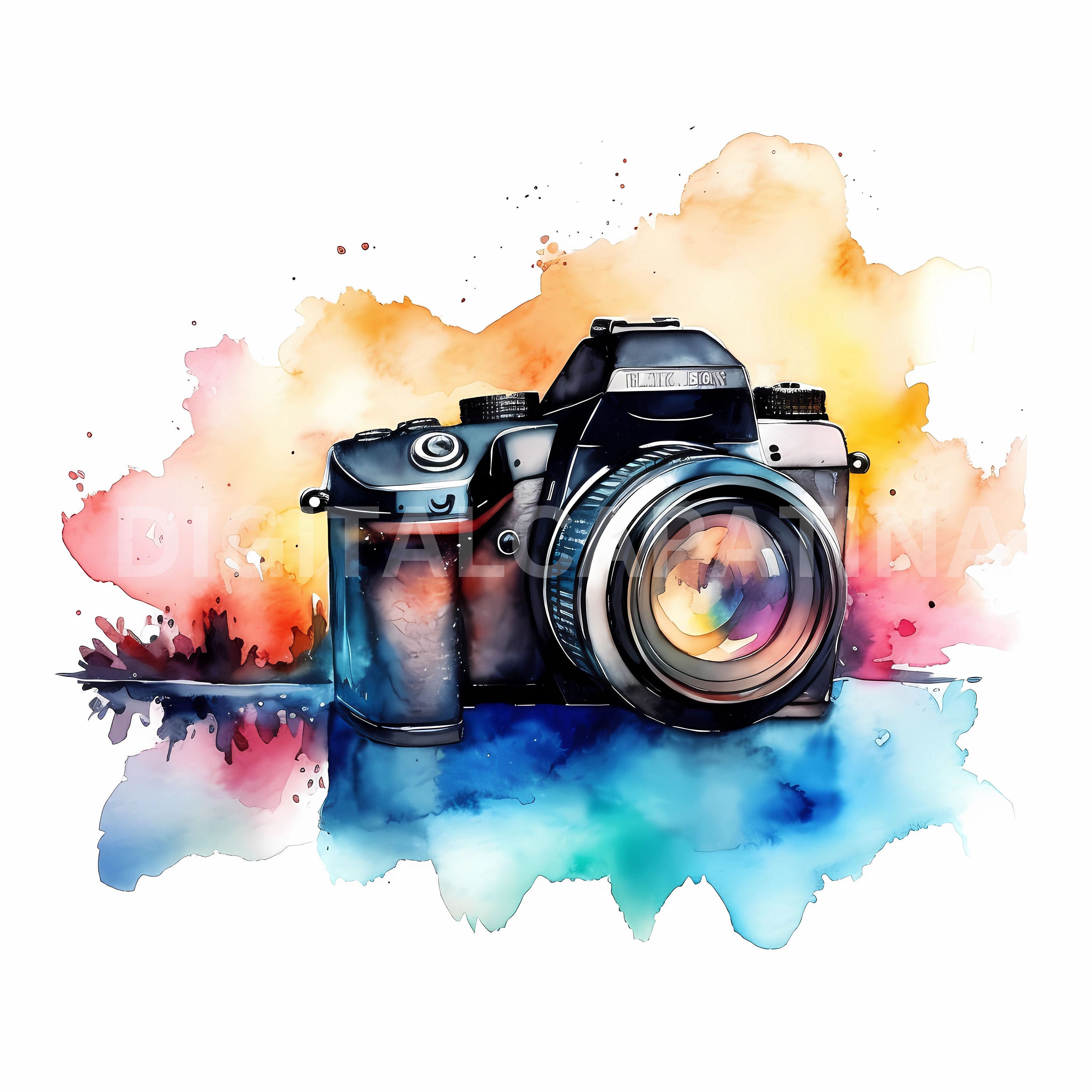 Camera Clipart 15 High Quality Jpgs, Digital Download, Vintage ...