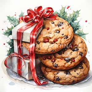 Clipart di biscotti di Natale 13 JPG di alta qualità, Download digitale, Uso commerciale, Creazione di cartoline, Mestiere di carta digitale, Buon Natale