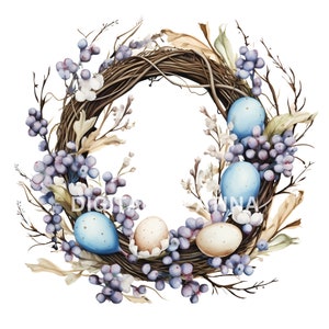 Ostereier Clipart 15 hochwertige JPGs, Frühling Clipart, Ostern Clipart, Digital Download, Scrapbuch, Digitales Papier, Digitaldrucke