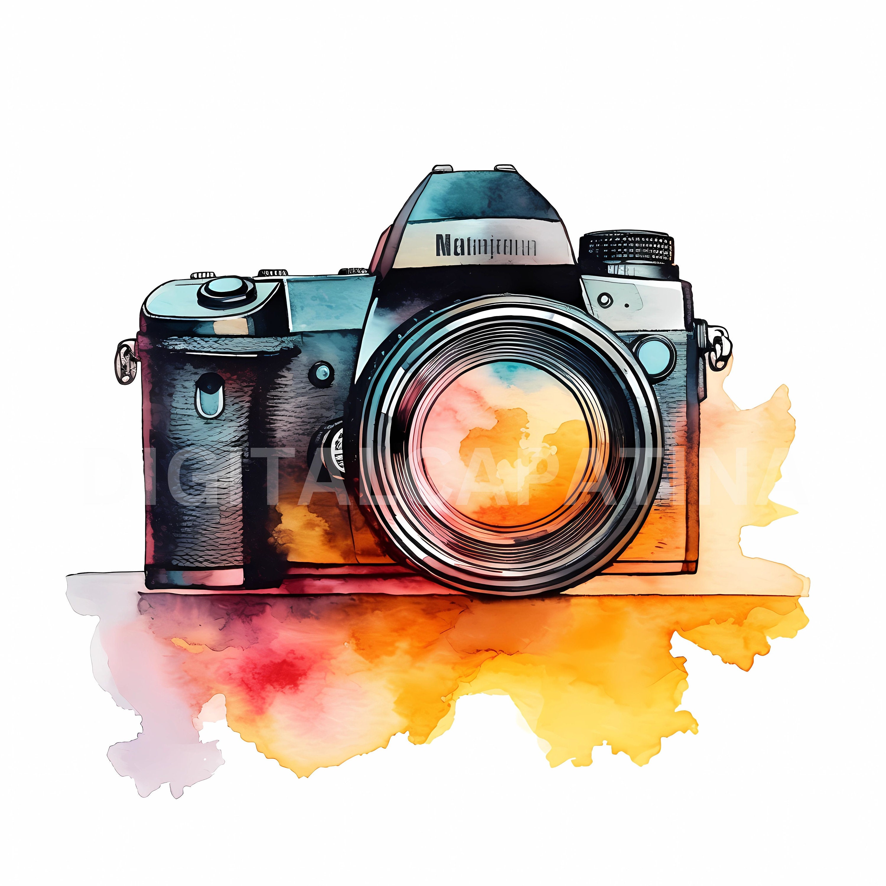 Camera Clipart 15 High Quality Jpgs, Digital Download, Vintage ...