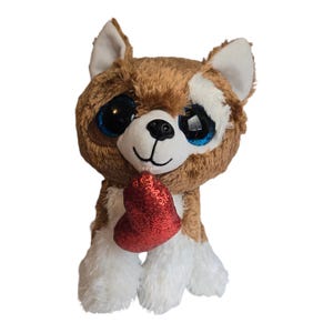 9” Ty Beanie Boo Smootches the Valentine&#39;s Day Dog