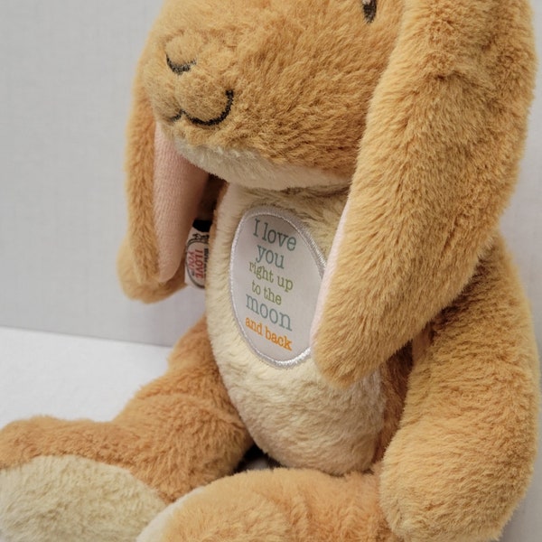 7" Guess How Much I Love You To The Moon And Back Hare Bunny Rabbit Plush