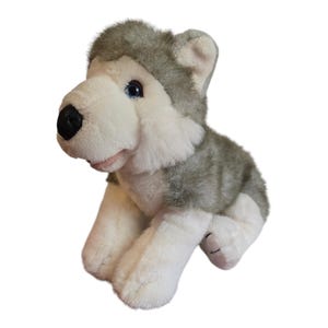 Vintage 14&quot; Build A Bear Workshop BAB Siberian Husky Puppy Dog Build-a-Bear