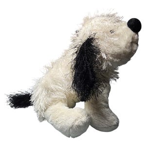 Webkinz 9” Black and White Cheeky Dog B&W Cheeky Dog HM192- No Code