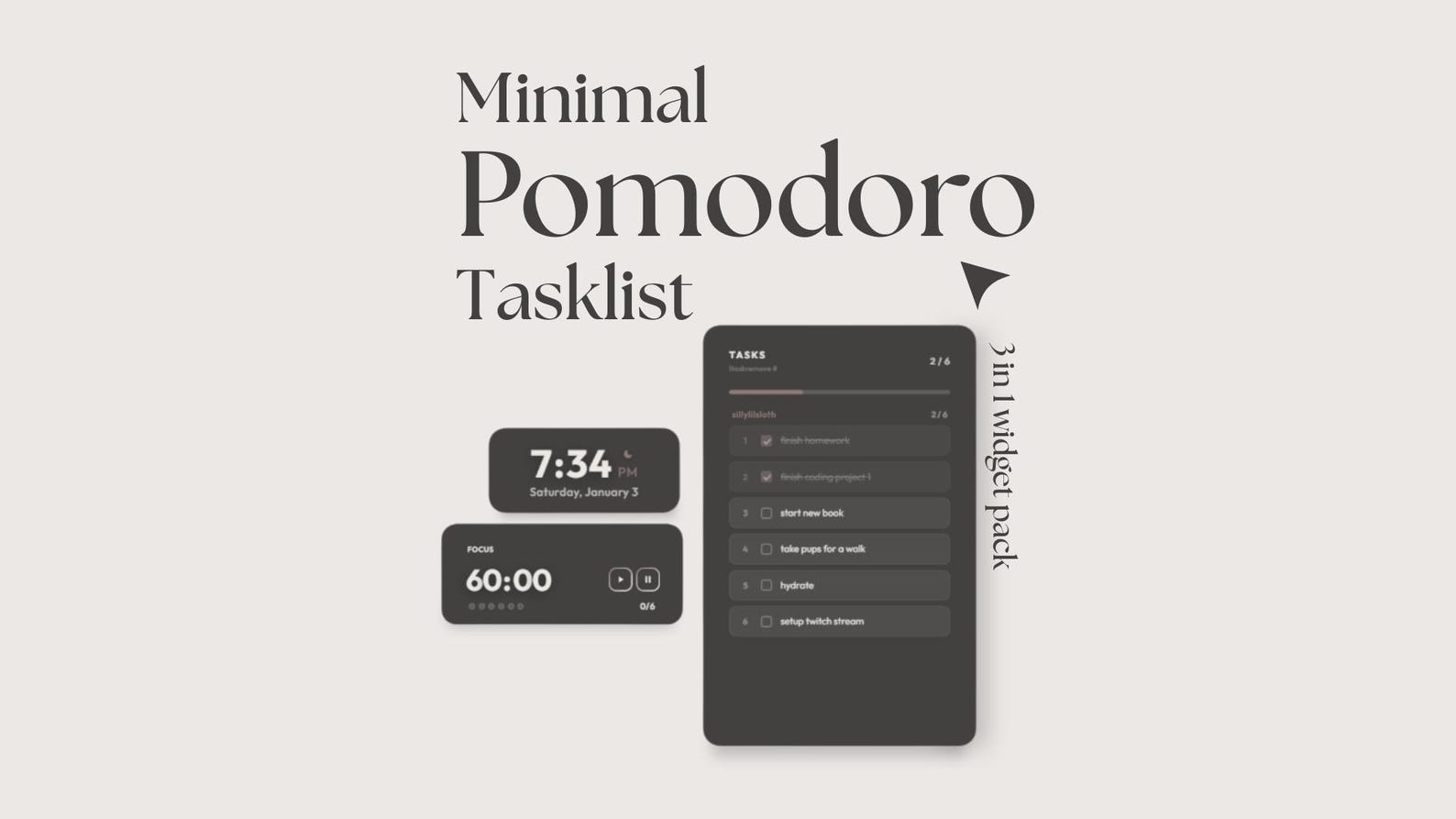 Twitch Pomodoro Tasklist & Timer | Chat Controlled Timer and Viewer ...
