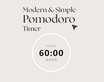 Twitch Pomodoro Timer | Chat Controlled OBS Browser Source | Focus & Break Commands