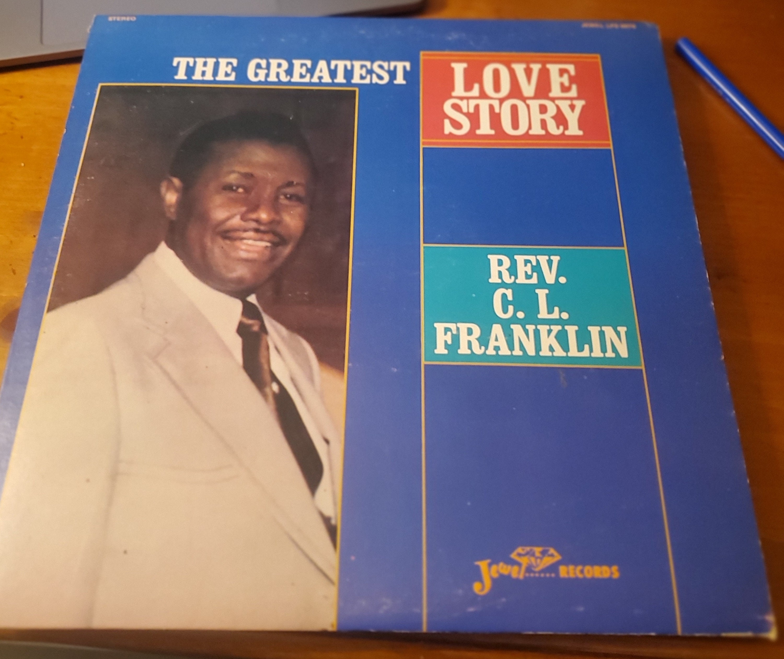 The Greatest Love Story Rev.c.l.franklin 1973 Sermon Vinyl Record