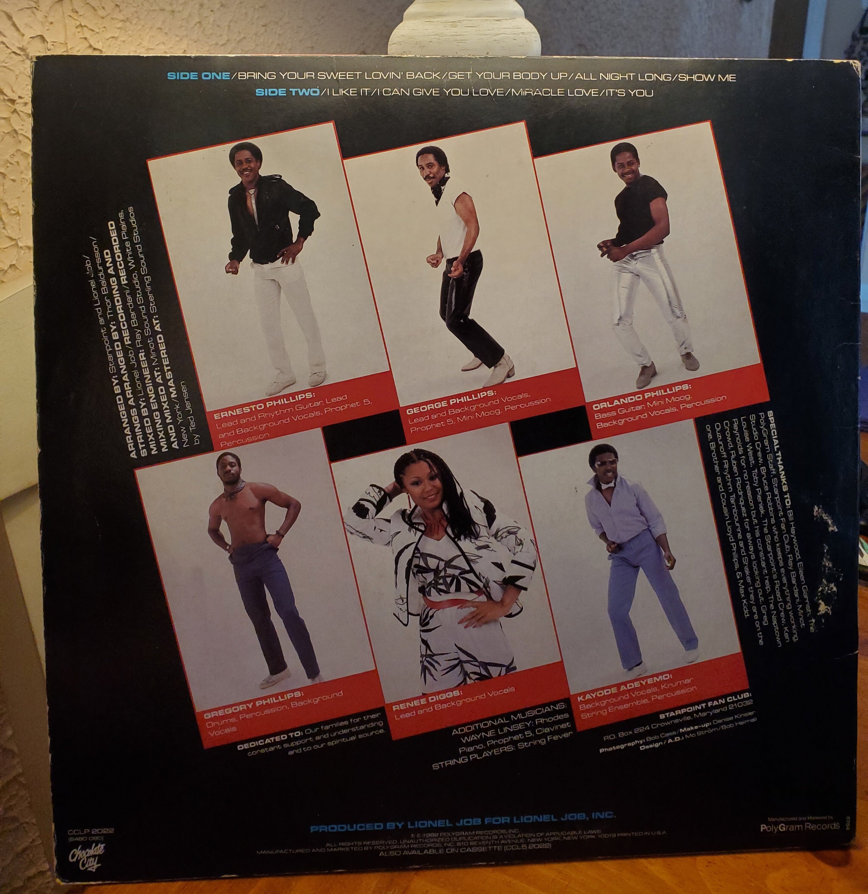 Starpoint , 1982 , All Night Long Album , Funk, Soil, Disco Starpoint , 1982 , All Night Long Album , Funk, Soil, Disco