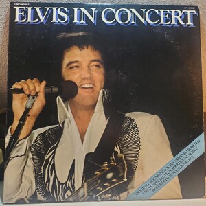 Elvice in Concert 2 record st LP 1977, Original Soundtrack recording from the CBS-TV