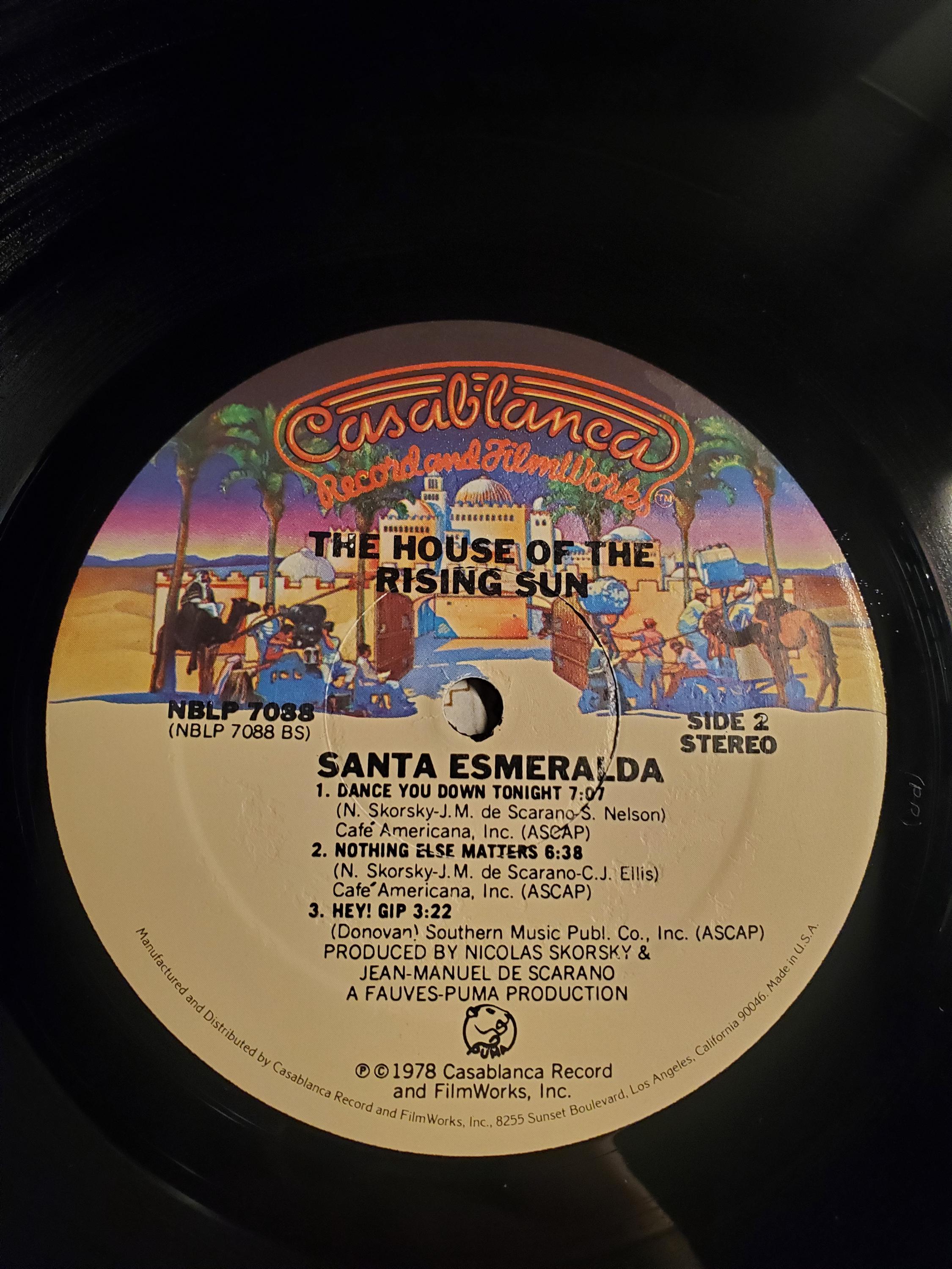 Santa Esmeralda 2, the House of the Rising Sun , LP - Etsy