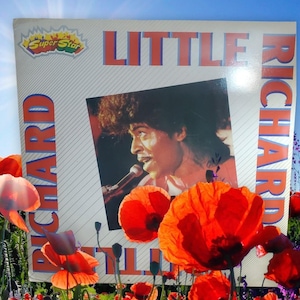 Little Richard Super Star  1982 Vinyl Record, Printed and Manufactured in Italy, Armando Curcio Editore, 12 Pages Booklet, Italian Edition,